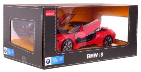 Autko R/C BMW i8 Czerwony 1:14 RASTAR