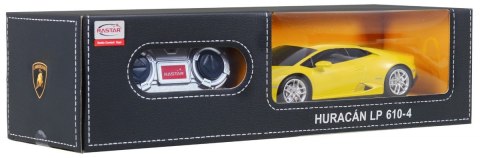 Autko R/C Lamborgihini HURACAN LP610-4 Żółty 1:24 RASTAR
