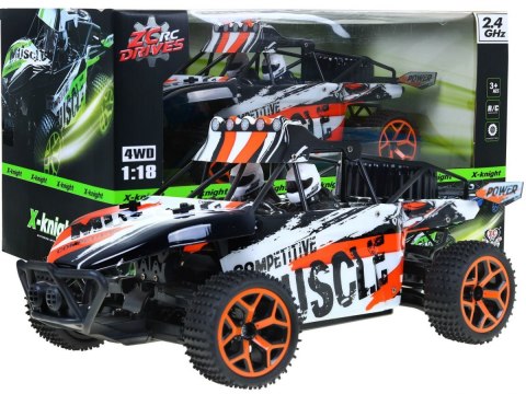 Autko Terenowe R/C 2.4G 1:18 Pomarańczowy