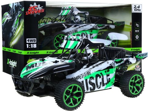 Autko Terenowe R/C 2.4G 1:18 Zielony