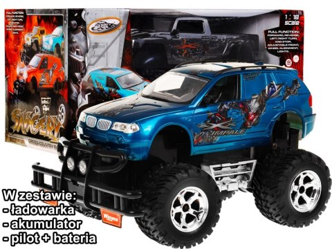 Auto R/C W3201NB WINYEA 1:18 Niebieski