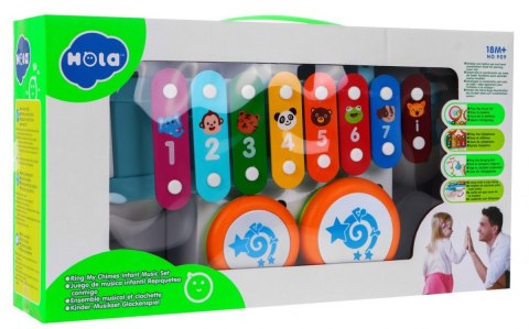 Cymbałki z Perkusją Dla Najmłodszych