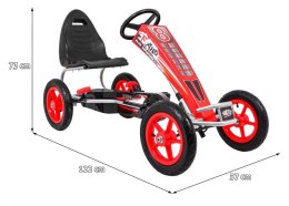 Gokart Na Pedały Full Ahead AIR Czerwony