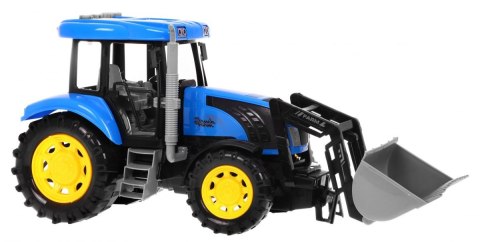 Traktor Przyczepa Niebieski