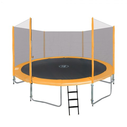 Trampolina Ogrodowa 14 FT 427cm Pomarańczowy
