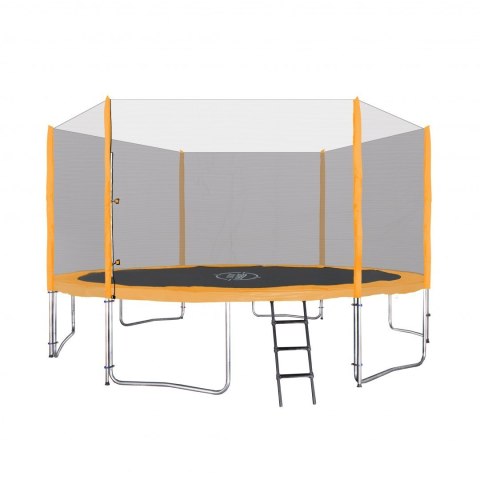 Trampolina Ogrodowa 14 FT 427cm Pomarańczowy