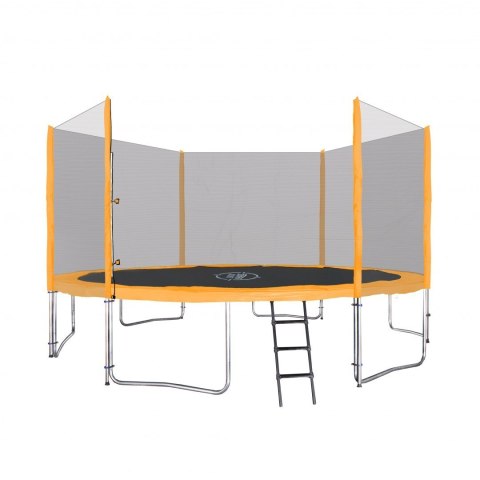Trampolina Ogrodowa 14 FT 427cm Pomarańczowy