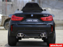 Czarne autko BMW X6 dla dziecka tył
