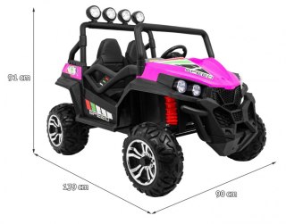 Pojazd Grand Buggy 4x4 STRONG LIFT Różowy