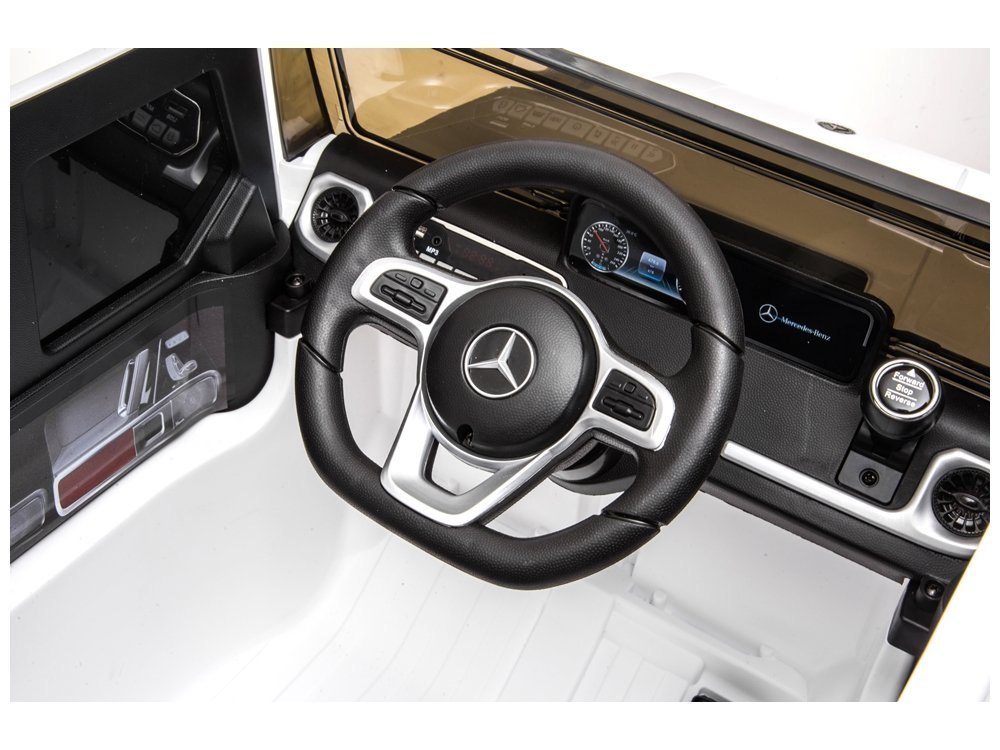 Samochód na akumulator Mercedes G500 biały