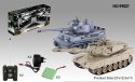 Zestaw wzajemnie walczących czołgów M1A2 Abrams i German Tiger v2 2.4GHz 1:28