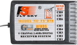 Odbiornik FlySky FS-R9B 8CH AFHDS 2.4GHz