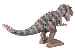 Dinozaur Na Baterie Tyranozaur Rex Chodzący Brązowy
