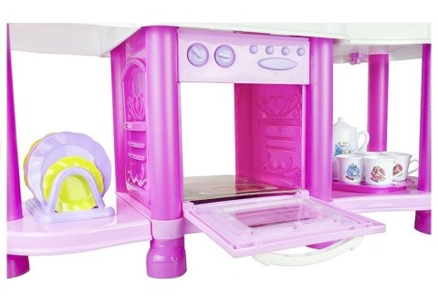 Duża Kuchnia Na Baterie + Artykuły Spożywcze Róż