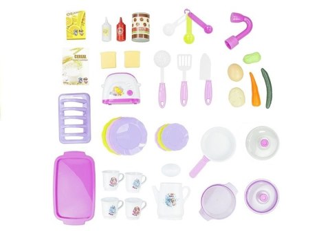 Duża Kuchnia Na Baterie + Artykuły Spożywcze Róż