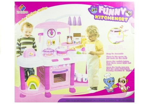 Duża Kuchnia Na Baterie + Artykuły Spożywcze Róż