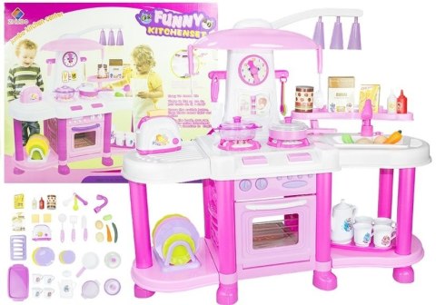 Duża Kuchnia Na Baterie + Artykuły Spożywcze Róż