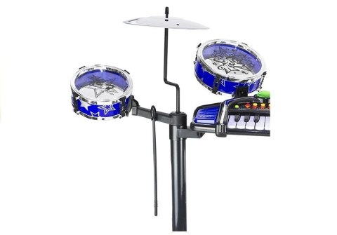 Duży Zestaw Perkusja + Keyboard 2w1 70 cm x 85 cm