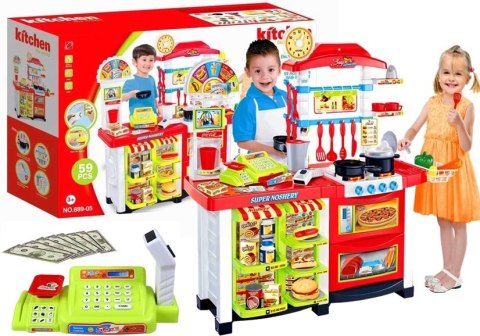 INTERAKTYWNA OGROMNA KUCHNIA SKLEP FAST FOOD KASA