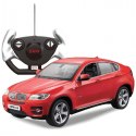 BMW X6 Rastar 1:14 RTR (zasilanie na baterie AA) - Czerwony