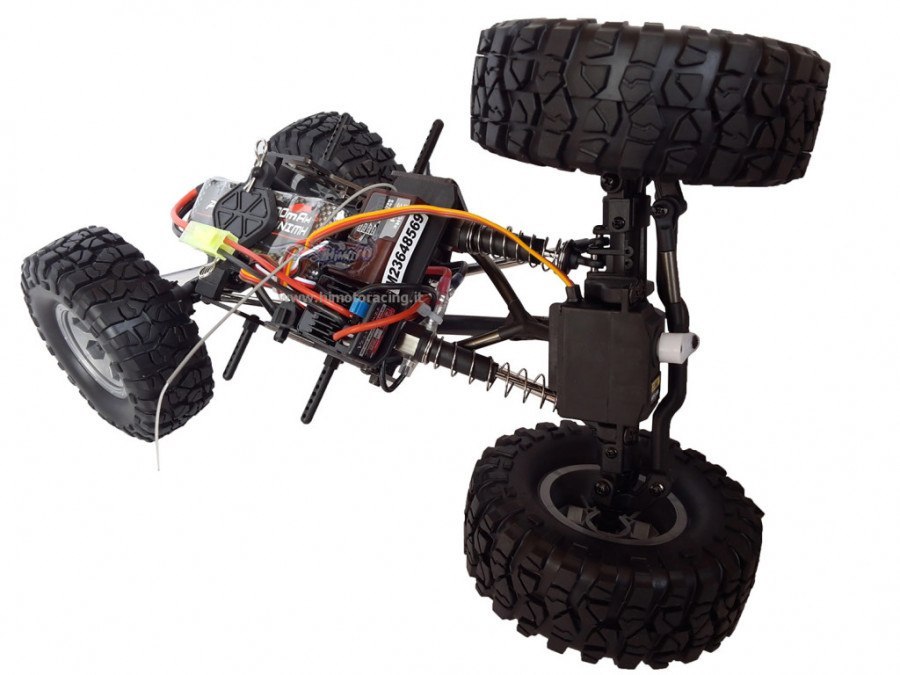 Mini Rock Crawler 1:16 4WD 2.4GHz 4CH RTR - żółty