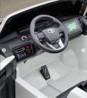 Auto na Akumulator Toyota Hilux 2x240W 24V Biała + POWIĘKSZONY AKUMULATOR