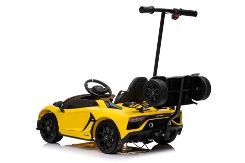 Auto Na Aumulator Lamborghini Aventador SX2018 Żółty z Platformą