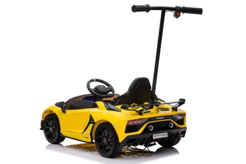 Auto Na Aumulator Lamborghini Aventador SX2018 Żółty z Platformą