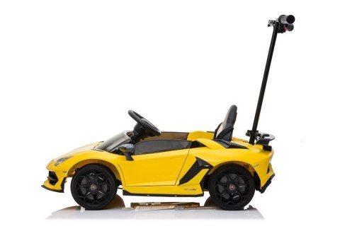 Auto Na Aumulator Lamborghini Aventador SX2018 Żółty z Platformą