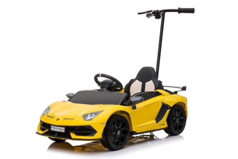 Auto Na Aumulator Lamborghini Aventador SX2018 Żółty z Platformą