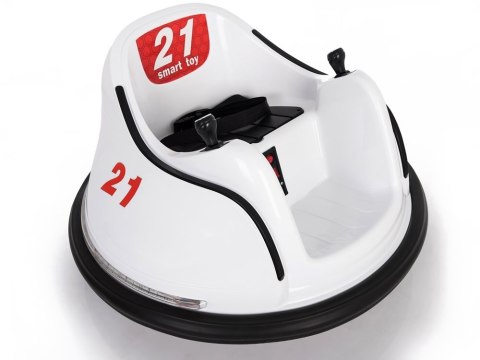 Pojazd obrotowy na akumulator TWISTER S2688 biały