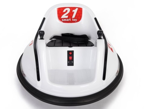 Pojazd obrotowy na akumulator TWISTER S2688 biały