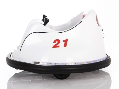 Pojazd obrotowy na akumulator TWISTER S2688 biały