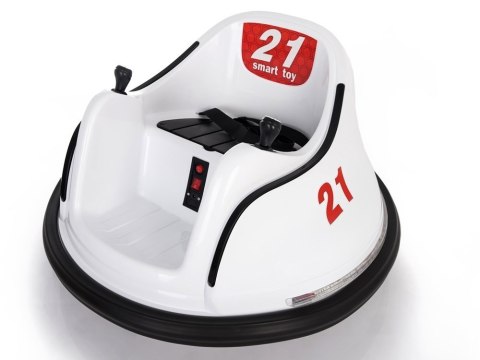 Pojazd obrotowy na akumulator TWISTER S2688 biały