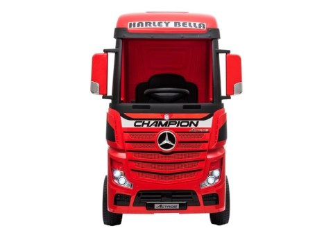 Mercedes Actros + naczepa Czerwony