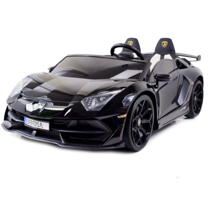 LICENCJONOWANY LAMBORGHINI AVENTADOR SVJ DLA 2 DZIECI FUNKCJA DRIFTU - LAKIER, MIĘKKIE SIEDZENIE, MIĘKKIE KOŁA/SX2028