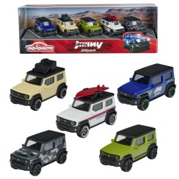 MAJORETTE Zestaw 5 Samochodów Suzuki Jimny