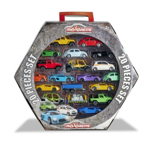 MAJORETTE Zestaw prezentowy 20 samochodzików