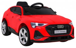 Auto na akumulator Audi E-Tron Sportback Czerwony 12V 9Ah - POWIĘKSZONY AKUMULATOR