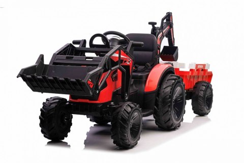 Pojazd Traktor Z Przyczepą 720-T Czerwony