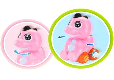 Dinozaur Kolorowy w Jajku Nakręcany