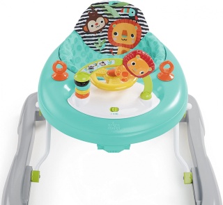 Bright Starts Interaktywny Chodzik Zig Zag Zebra do nauki chodzenia