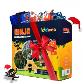 PRZENOŚNY PARK LINOWY KIDWEE - MEGA ZESTAW!