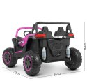 Autko na akumulator Buggy ATV Racing 4x4 Różowy 24V7Ah 800W