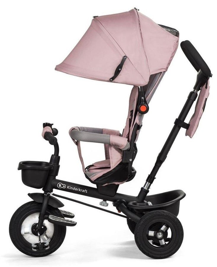 Różowy rowerek Kinderkraft Aveo 3 w 1