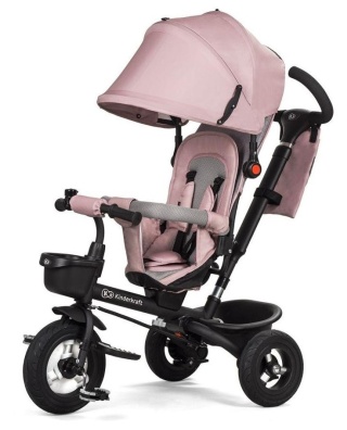 Różowy rowerek Kinderkraft Aveo 3 w 1