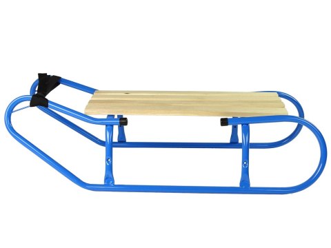 Sanki metalowe z paskiem niebieskie