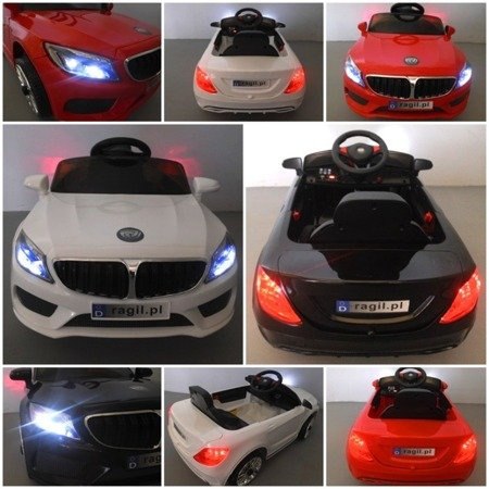 Autko na akumulator BETA M5 białe