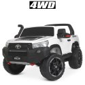 Auto na Akumulator Toyota Hilux 2x240W 24V Biała + POWIĘKSZONY AKUMULATOR