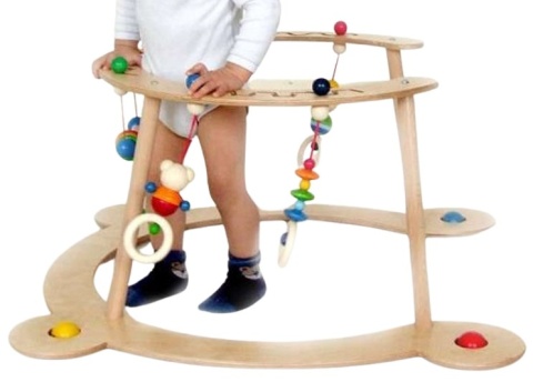 Hess Drewniany Chodzik/Pchacz/Centrum Zabaw